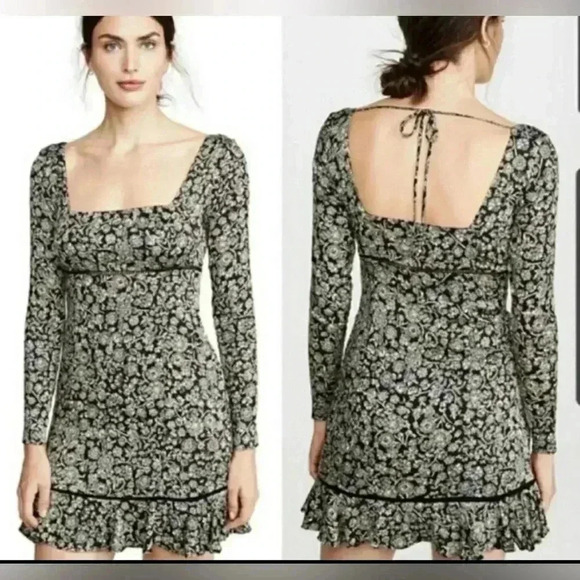 Free People Women’s Boheme Mini Dress Size 10 NWT - Picture 1 of 7